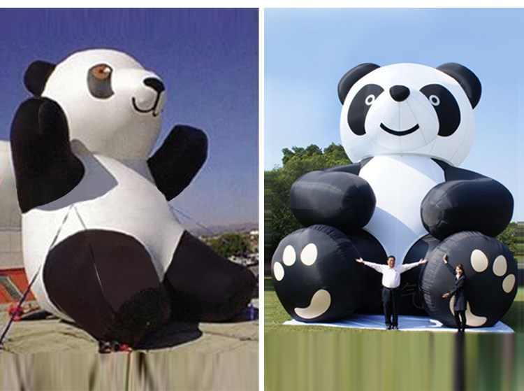 兴义充气熊猫展示